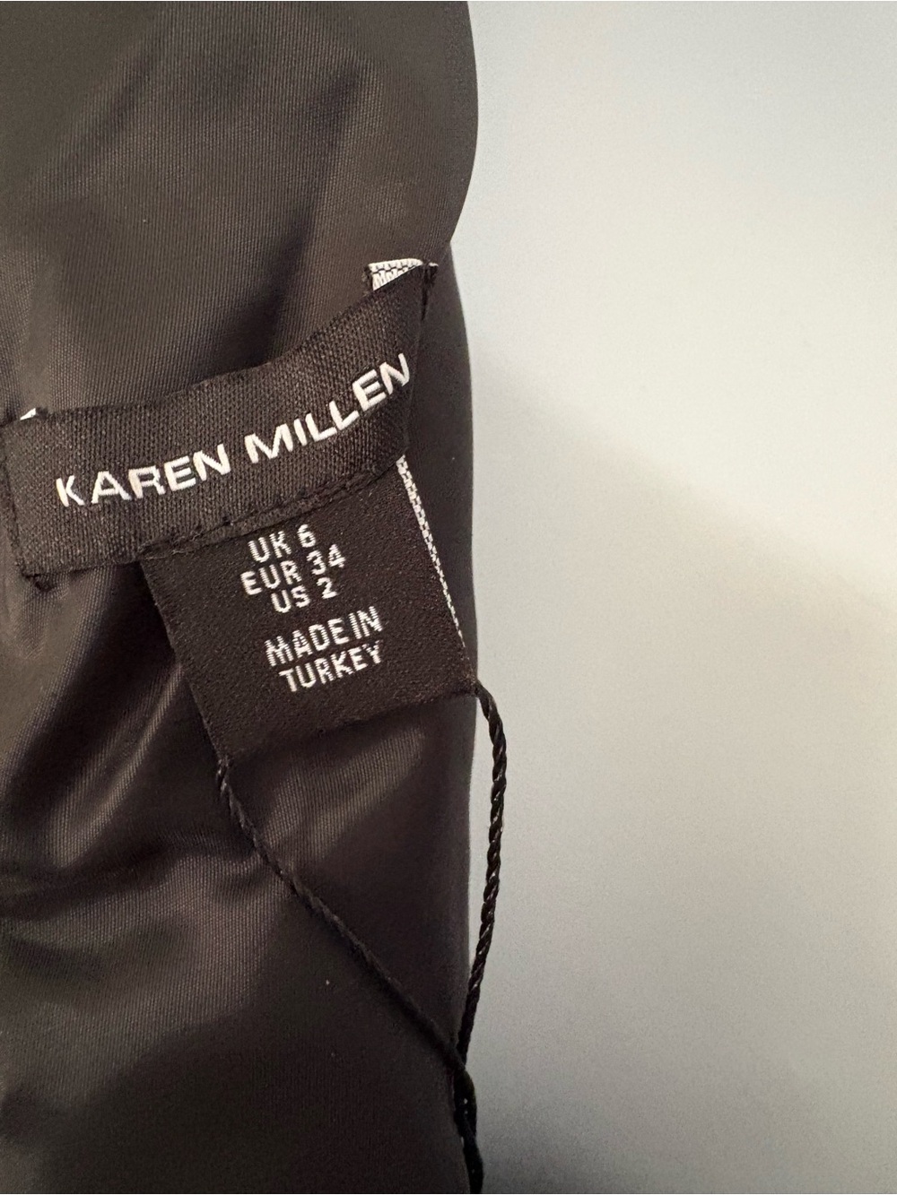 Karen Millen Cutout Neck Long-Sleeve Black Sheath Dress - Picture 10 of 11